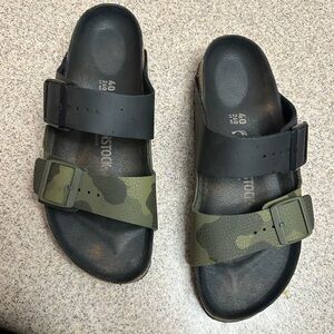 Birkenstock women’s sandals camo